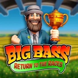 Big Bass Return to the Races casino game by Pragmatic Play – featured logo at Leprezone Casino
