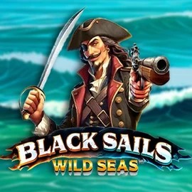 Black Sails Wild Seas online game logo by Infinity Dragon Studios on leprezonecasinoo.nl