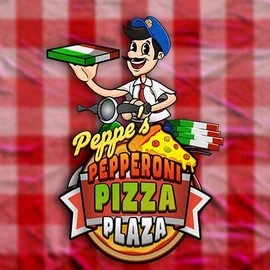 Peppe’s Pepperoni Pizza Plaza by Pragmatic Play, showcased at leprezonecasinoo.nl – game logo